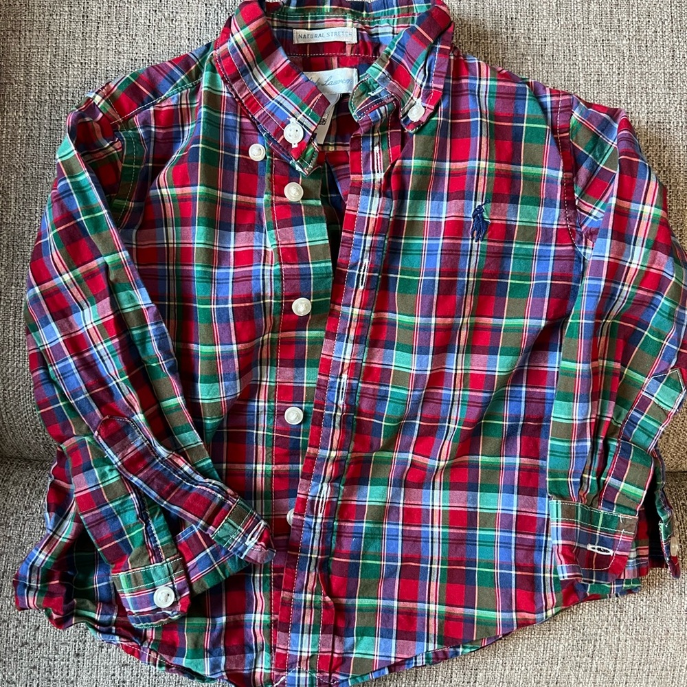 Toddler Boy Ralph Lauren dress shirt 18m